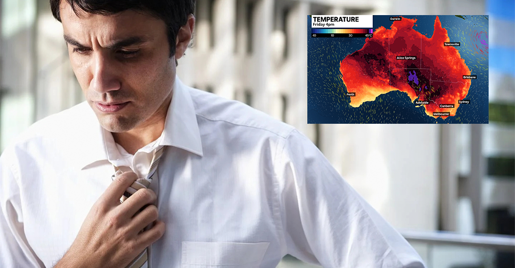Introverts rejoice about heatwave as they can now engage in small talk